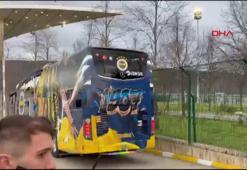 Fenerbahçe kafilesi, Süper Kupa finali için Atatürk Olimpiyat Stadyumu’nda