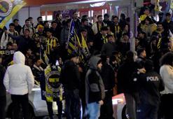 Kayseri’de Fenerbahçe taraftarları Süper Kupa'yı kutladı