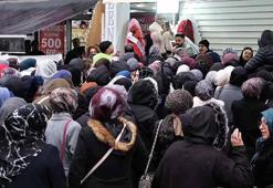 Sultangazi'de mağaza açılışında izdiham yaşandı