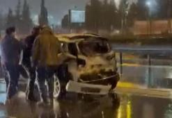 Beylikdüzü'nde iki otomobil çarpıştı: 2 yaralı