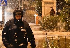 Tekirdağ'da kar yağışı