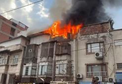 Çatı katında çıkan yangında 150 güvercin öldü