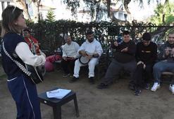 Engelli bireylere doğayla iç içe müzik terapisi