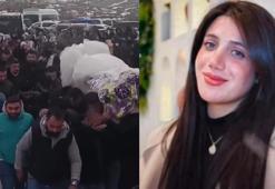 Tabancayla vurulmuş halde bulunan Çiğdem, son yolculuğuna gelinlikle uğurlandı