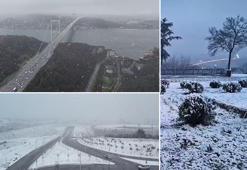 İstanbul'da kar yağışı etkili oluyor