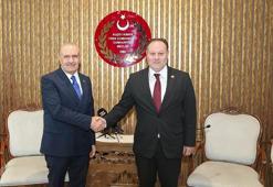 TBMM AB Uyum Komisyonu Başkanı Kayatürk, KKTC Cumhuriyet Meclisi Başkanı Öztürkler ile görüştü