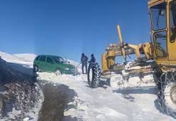 Malatya'da karda mahsur kalanlar kurtarıldı