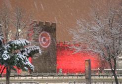 Kayseri'de yoğun kar yağışı etkili oldu