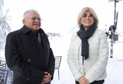 Tansu Çiller, tatil için Erciyes’te