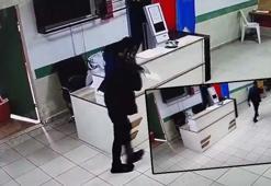 Büyükçekmece İlçe Sağlık Müdürlüğü'nden cep telefonu çalan şüpheli kamerada