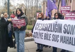 Kadın hakime silahlı saldırı, Bakanlık önünde protesto edildi