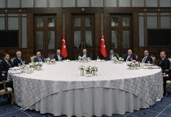 Cumhurbaşkanı Erdoğan, yasama, yürütme ve yargı organlarının temsilcileriyle görüştü