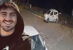 Motosiklet sürücüsünün hayatını kaybettiği kazanın görüntüsü ortaya çıktı