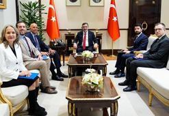 Cumhurbaşkanı Yardımcısı Yılmaz, ABD Büyükelçisi Barrack’ı kabul etti