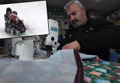 Bolu'da yağış sonrası şişme kar kızağına yoğun talep