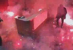 Zeytinburnu'nda kargo paketinin patlamasının güvenlik kamerası görüntüleri ortaya çıktı