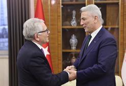 Bakan Bolat, Avrupa Komisyonu Vergilendirme ve Gümrük Birliği Genel Müdürü Thomas'ı kabul etti