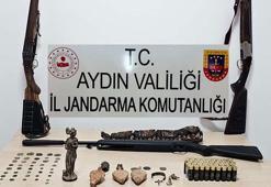Aydın’ın iki ilçesinde ‘Anadolu Mirası’ operasyonu; Çok sayıda tarihi eser ele geçirildi