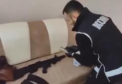 Sanal medyada silahlı paylaşım yapan şüpheliler operasyonla yakalandı