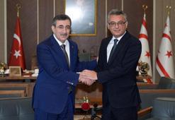 Cumhurbaşkanı Yardımcısı Yılmaz, KKTC Cumhurbaşkanı Erhürman ile görüştü