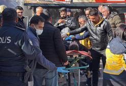 Kendini kilitlediği iş yerini ateşe verdi, dumandan etkilenerek bayıldı