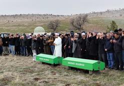 Yüzeyi buz tutan gölette cansız bedenleri bulunan 2 çocuk toprağa verildi