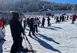 Uludağ'da sömestirde pistler doldu