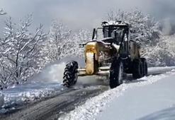 Zonguldak’ta kar yağışı nedeniyle 62 köy yolu kapandı