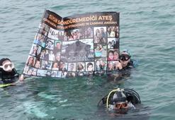 Tuzla'da Kartalkaya’daki yangın faciasında ölen 78 kişi için anma dalışı