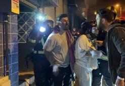 Depoda çıkan yangın apartmana sıçradı: 2 kişi dumandan etkilendi