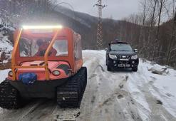 Yalova'da yüksek kesimlerde kar esareti: Mahsur kalan 35 kişiyi AFAD kurtardı