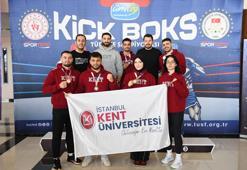 İstanbul Kent Üniversitesi sporcularından Kick Boks’ta derece