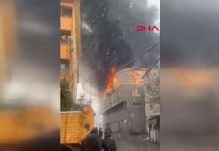 Tuzla'da çakmak üretim fabrikasında yangın