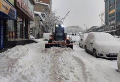 Kar kalınlığı 60 santimetre olan Muş'ta 350 köy yolu kapandı