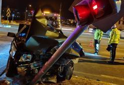 Çorum’da iki otomobil çarpıştı; 4 yaralı