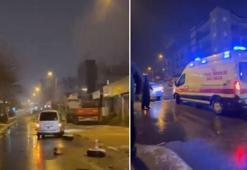 Ataşehir’de hafif ticari araçla çarpışan motosikletin sürücüsü hayatını kaybetti