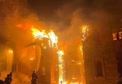 Çekmeköy'de film platosundaki yangın söndürüldü