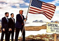 Trump, Kanada, Venezuela ve Grönland'ın da yer aldığı yeni bir ABD haritası paylaştı