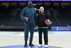 Cumhurbaşkanı Erdoğan, eski NBA oyuncusu Shaquille O'Neal ile bir araya geldi
