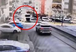 Batman'da freni boşalan tanker 8 araca çarptı