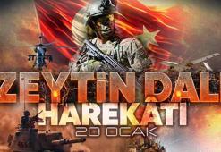 MSB'den 'Zeytin Dalı Harekatı' paylaşımı