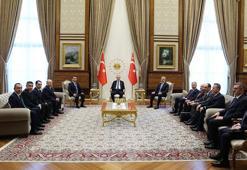 Cumhurbaşkanı Erdoğan, Özbekistan heyetini kabul etti