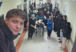 Atlas Çağlayan'ın hastaneye getirildiği anların görüntüsü ortaya çıktı