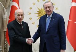 Cumhurbaşkanı Erdoğan, Bahçeli'yi kabul etti