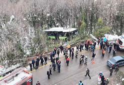 Kocaeli'de belediye otobüsü şarampole devrildi: 39 yaralı