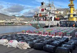 İspanya'nın Kanarya Adaları açıklarındaki uyuşturucu operasyonunun görüntüleri ortaya çıktı