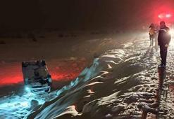 Mardin’de 90 kırsal mahallenin yolu kardan kapandı; 5 kazada 3 yaralı