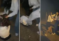 2 kız, tartıştıkları kızı yere yatırıp darbetti