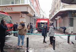 İş merkezindeki yangında 6 kişi dumandan etkilendi