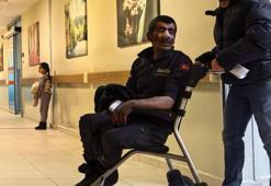 Tamir sırasında hava bastığı lastik patlayınca yaralandı